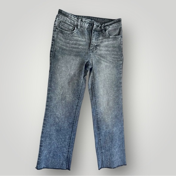 Oat New York Denim - OAT Distressed Stone Wash Black Denim Jeans